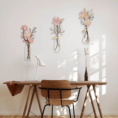 🌸Rustic Flower Wall Art – Charming Botanical Decor for Home & Porch