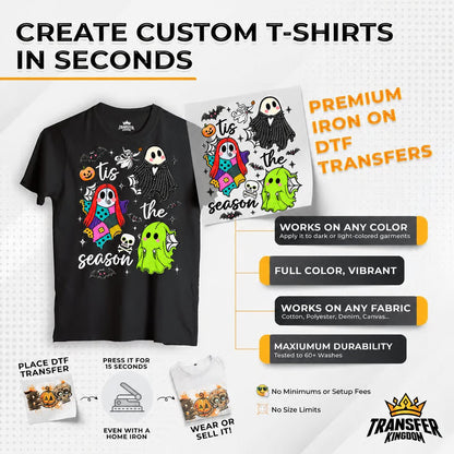 🎃🎄Festive DTF Transfer Collection—Create Custom Apparel From Fall to Winter