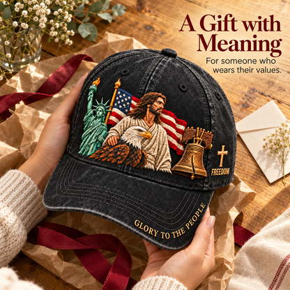 ✝️Faith & Freedom – 2027 Nestmiro®American Heritage Embroidered Cap 🧢