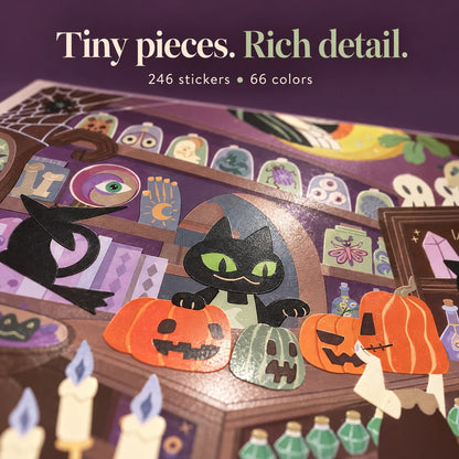 🐈‍⬛✨Witchy Wonders – Numbered Sticker Art Kit🎃