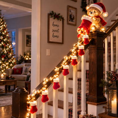 🎄✨Christmas Cascade Railing Lights