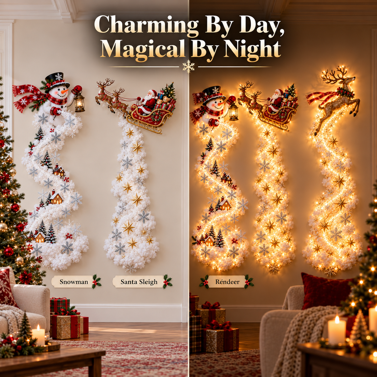 🎅Christmas Magic Trail Wall Light - 🎄A Little Christmas Magic, Right on Your Wall