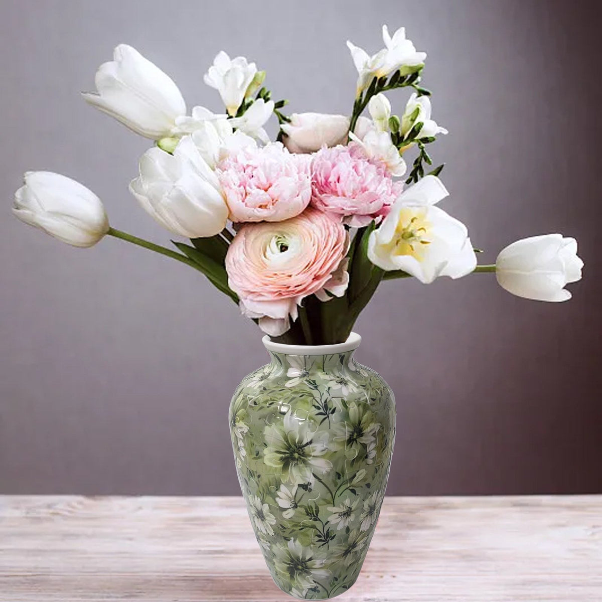 🧩3D Puzzle Vase for Flowers-🎁The Christmas gift that becomes part of their home.