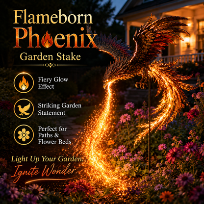 🐦‍🔥2027 Fellime® Solar Powered Phoenix Fire Garden Light Decoration