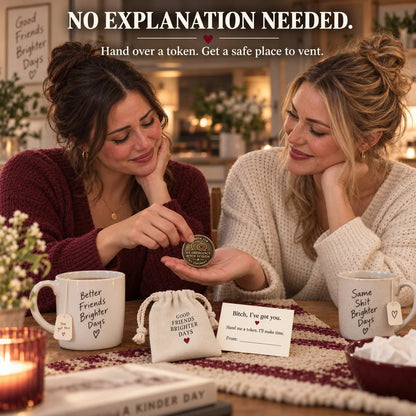 💝Six Ways to Say “I’ve Got You” – Friendship Support Token Set
