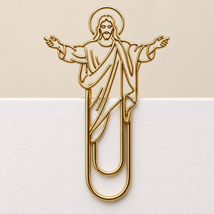 🔥😍Golden Faith Paper Clips – Inspirational Stationery✝️