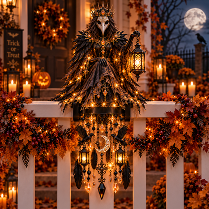 🎃Enchanted Halloween Guardian Cascade Light Decoration-✅Easy to assemble ✅Sturdiness ✅Craftsmanship