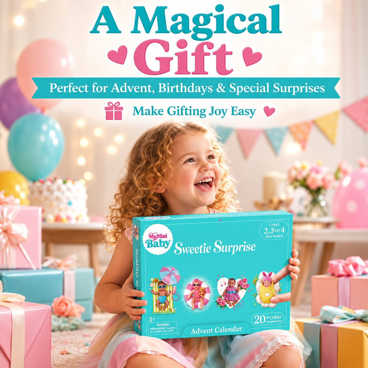 🔥😍24-Day Mini Doll Advent Calendar – Holiday Surprise Countdown