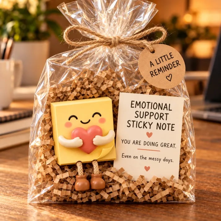 Sticky note encouragement gift