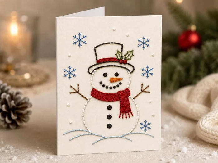 Snowman card