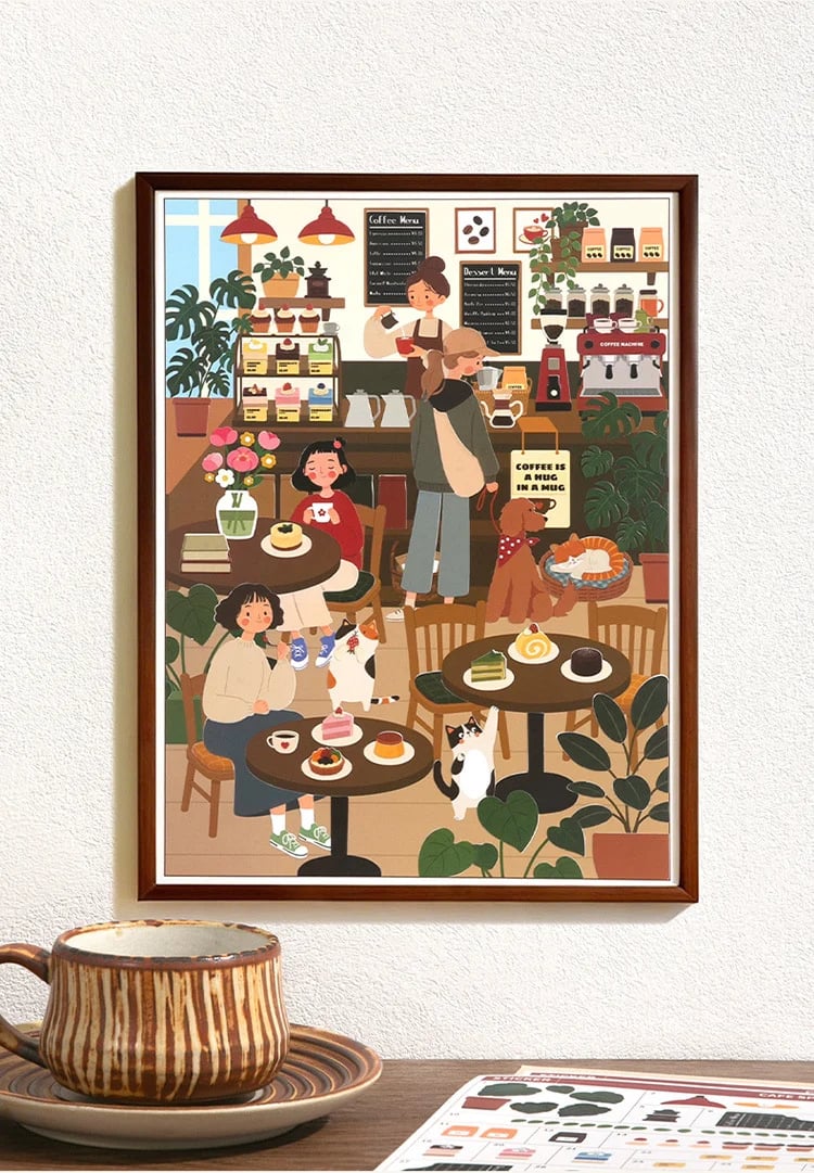 🐈‍⬛✨Witchy Wonders – Numbered Sticker Art Kit🎃