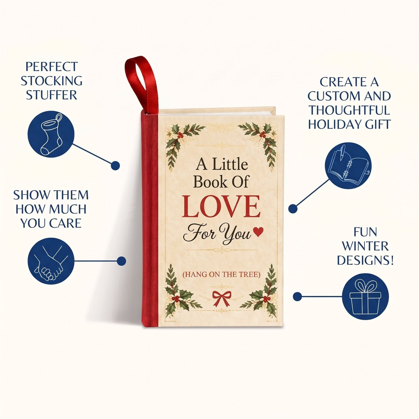 🎄❤️ Our Little Book of Love – A Heartfelt Christmas Keepsake for the Tree 📖