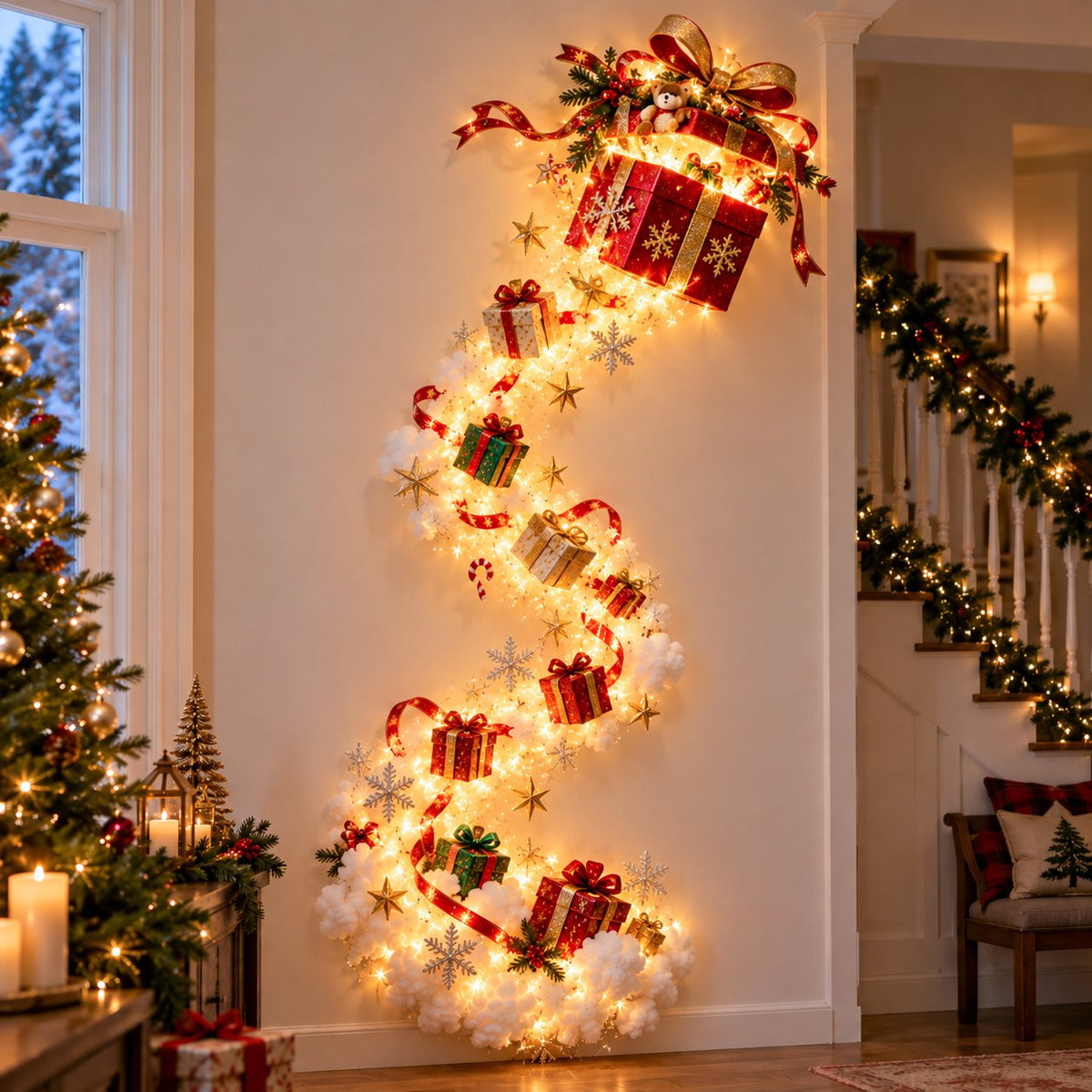 🎅Christmas Magic Trail Wall Light - 🎄A Little Christmas Magic, Right on Your Wall