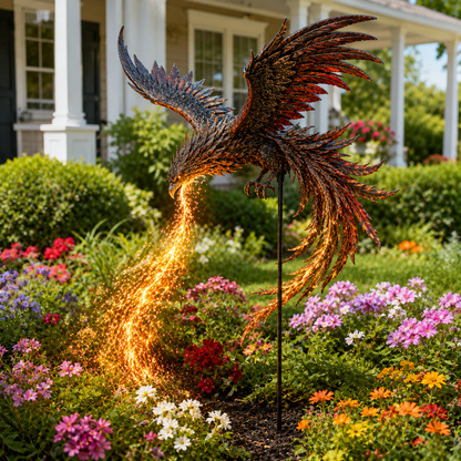 🐦‍🔥2027 Fellime® Solar Powered Phoenix Fire Garden Light Decoration