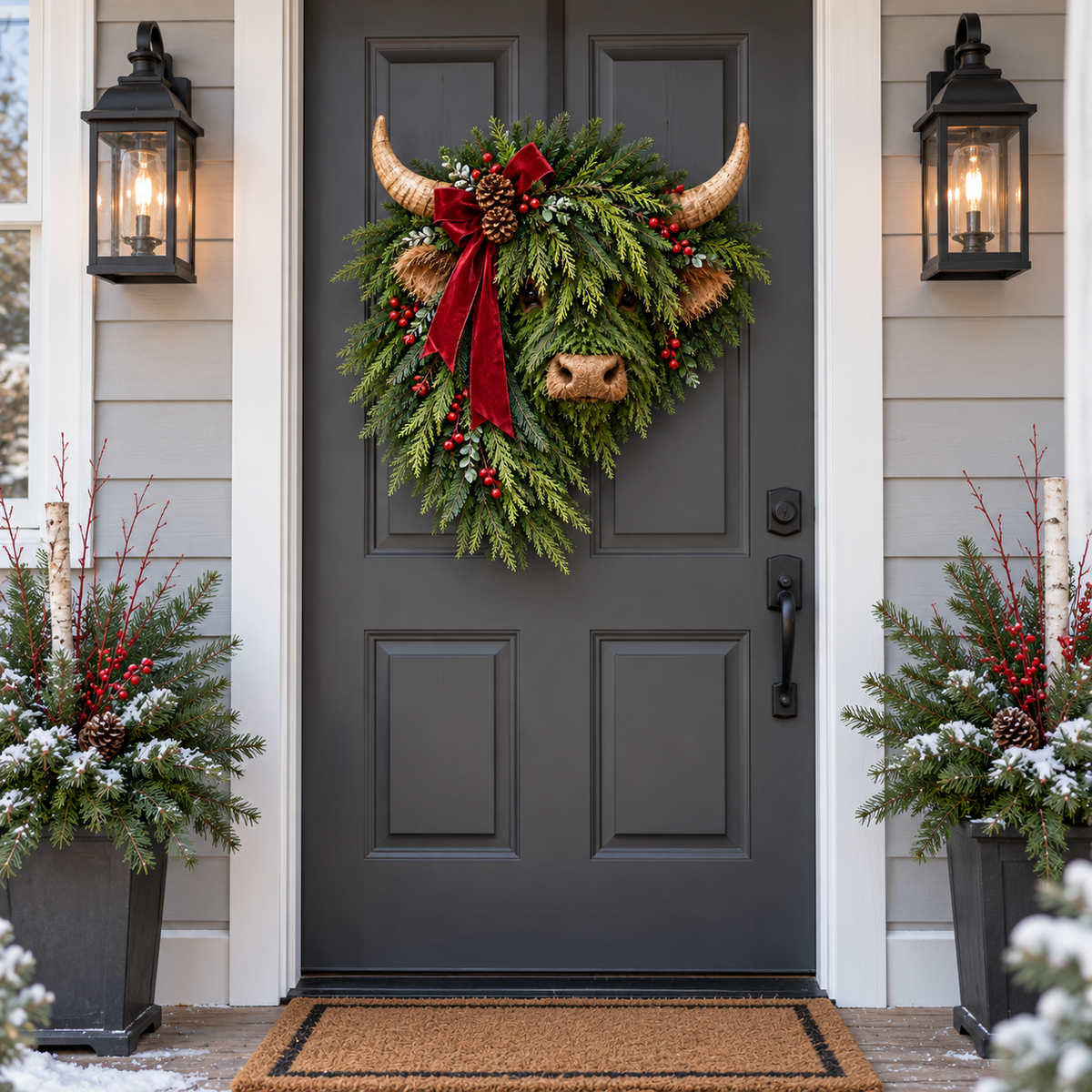 Indoor Farmhouse Christmas Decorating