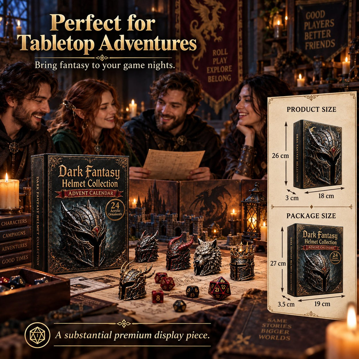 Dark fantasy desk collection