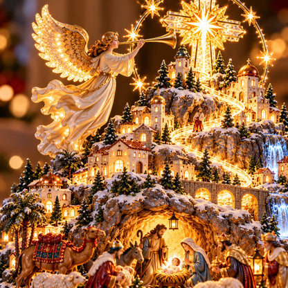 Bethlehem Mountain Glow™ | Illuminated Nativity Christmas Village