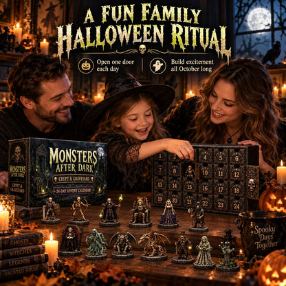 ⭐2026 USA Sale: Up to 50% OFF -24-Day Monsters After Dark Advent Calendar