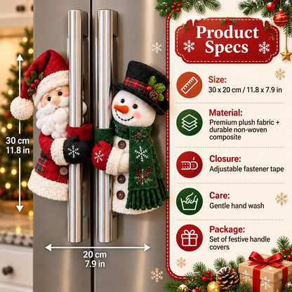 🔥😍Holiday Kitchen Handle Sleeves – Cute 3D Festive Accents
