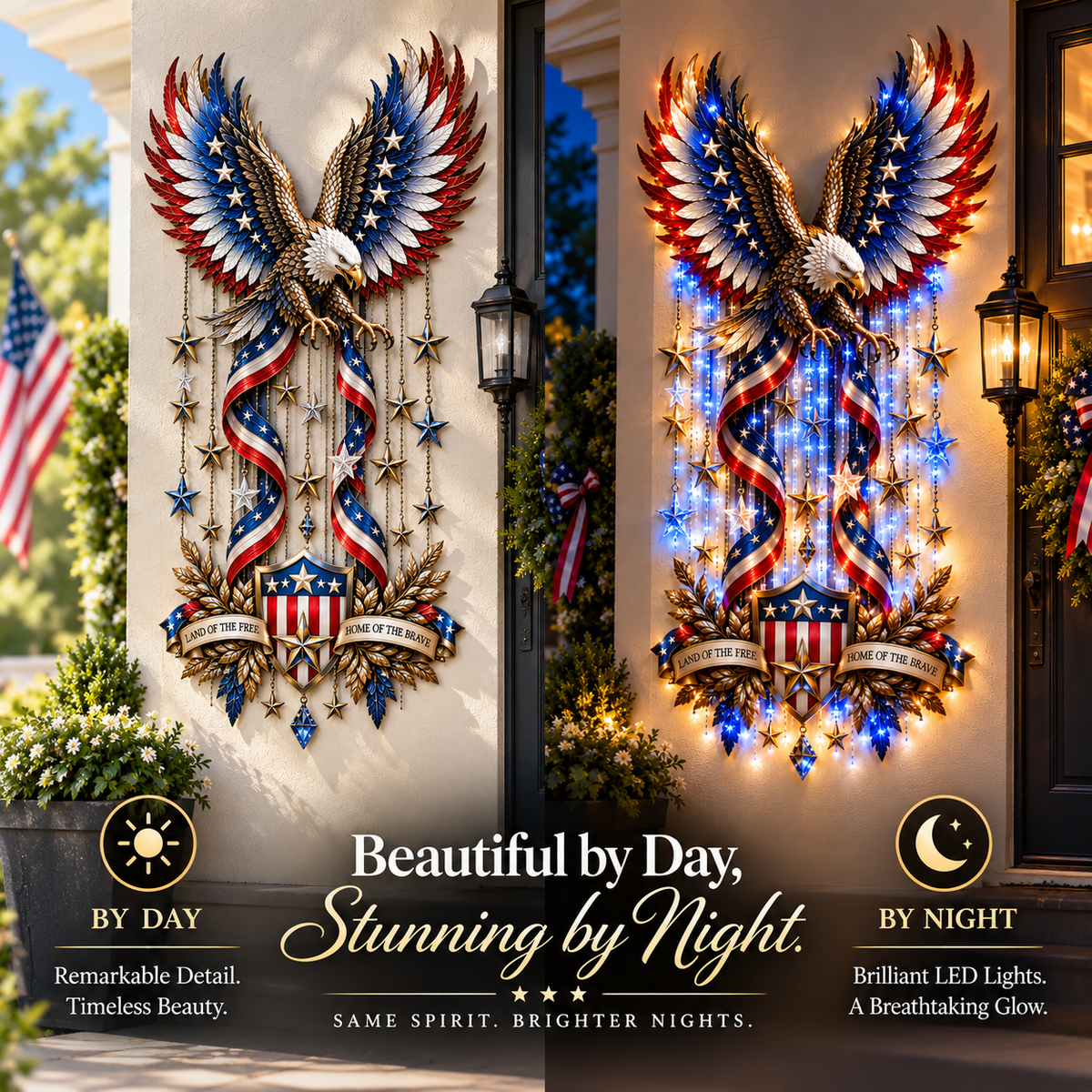 🦅American Glory Cascade - 🏠Let Freedom Light Your Home