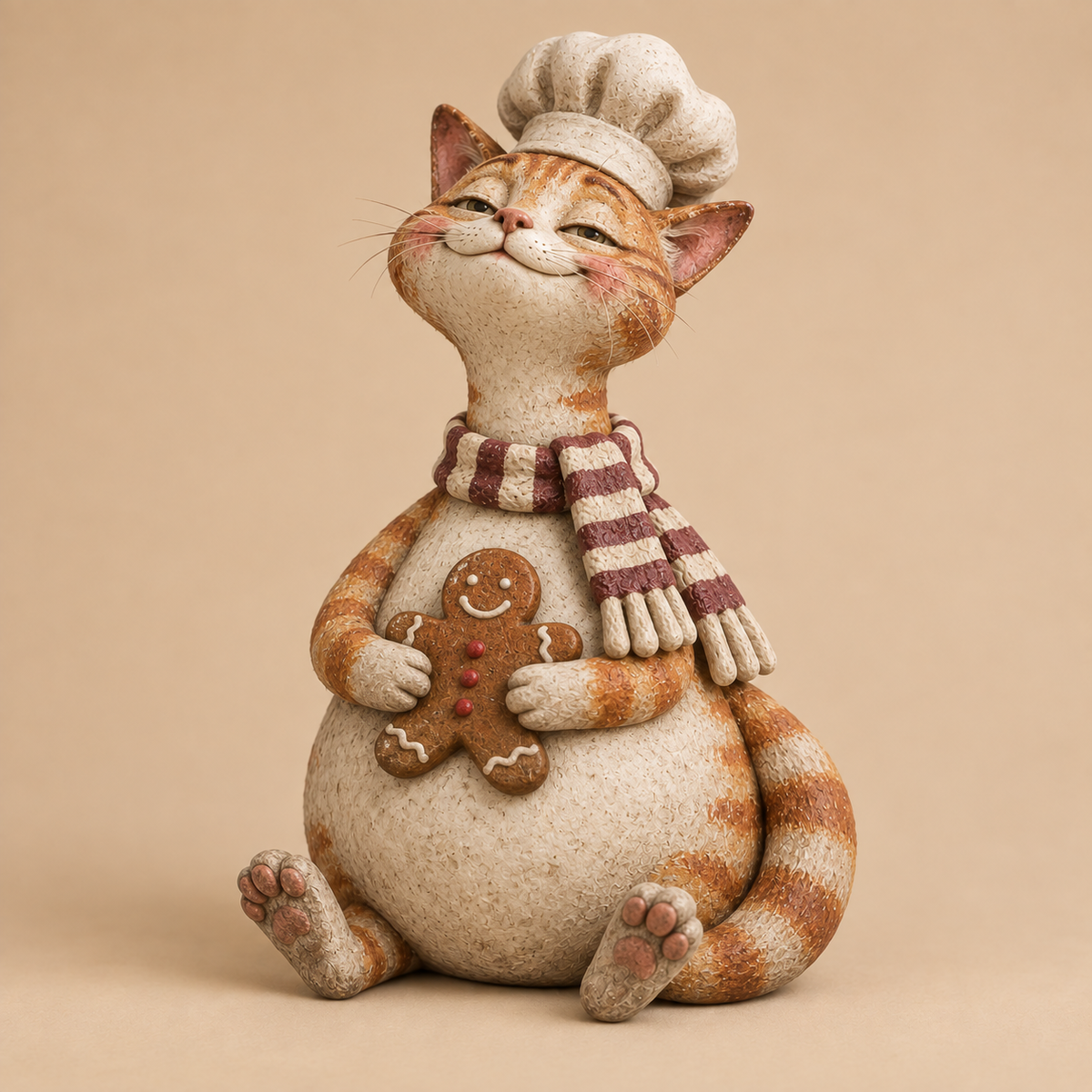 🐱The Christmas Cat Society™ – Whimsical Hand-Painted Holiday Cat Figurine Collection