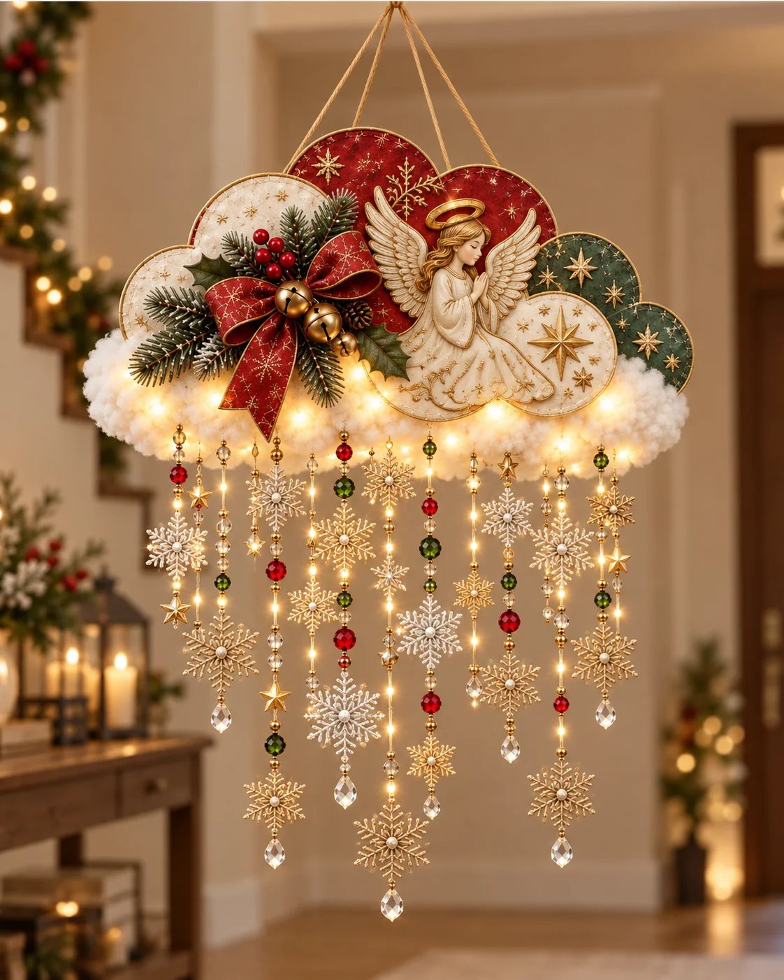 🔥😍Glowing Snowfall Cloud – Magical Holiday Decor☁️