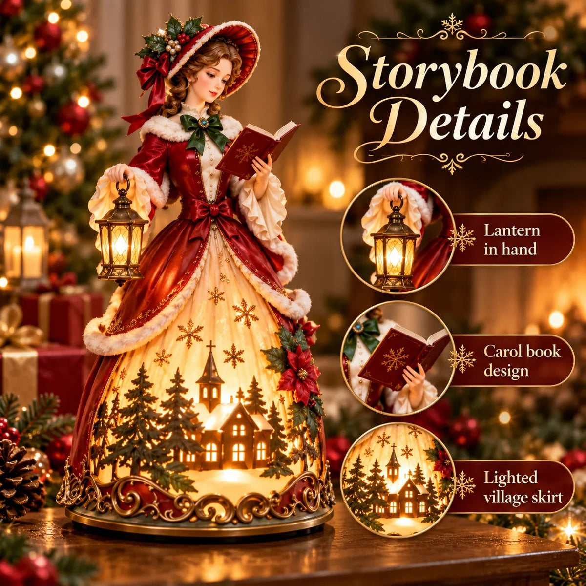 🔥The Christmas Storykeeper™ – Light-Up Figurine✨