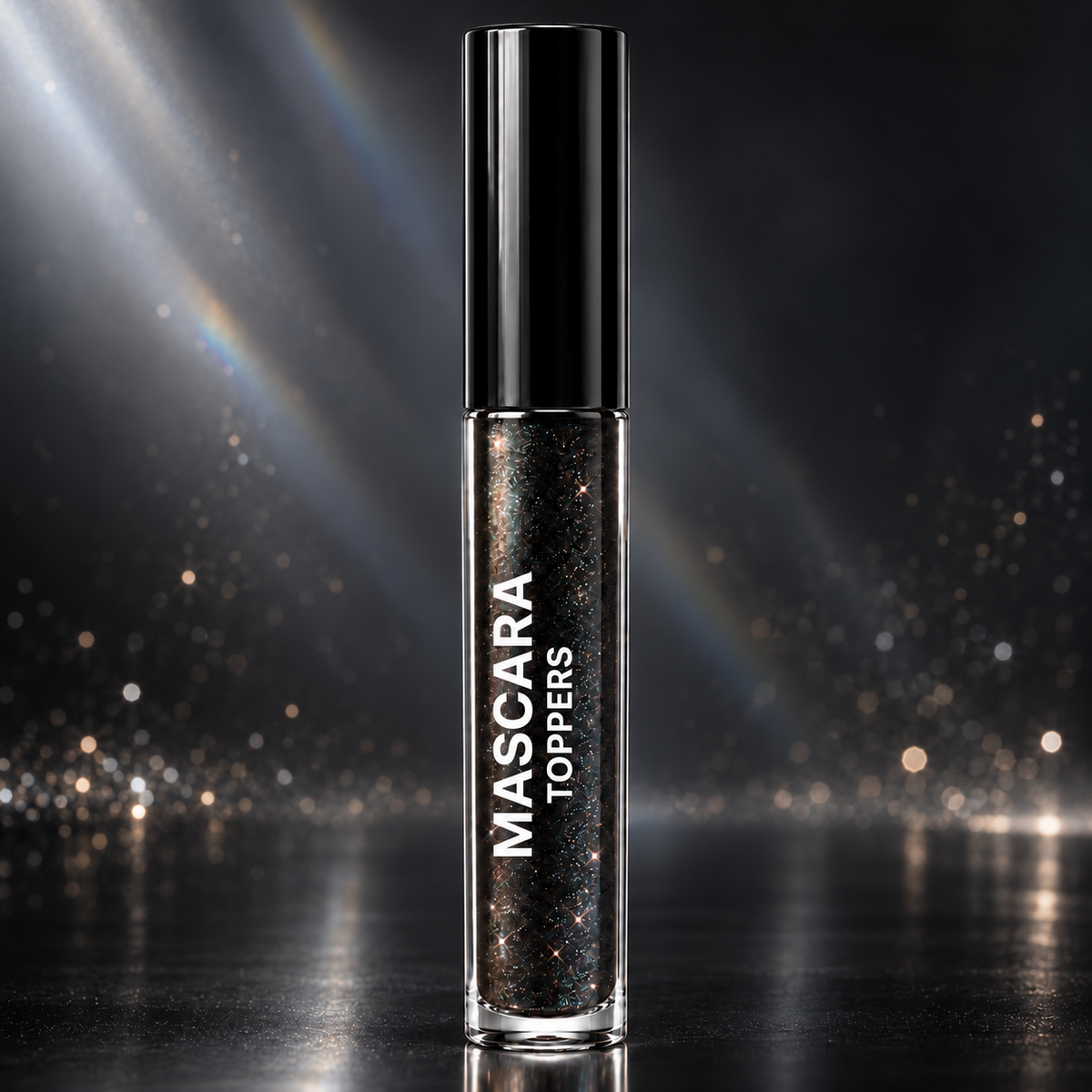 Base mascara followed by Mascara Topper