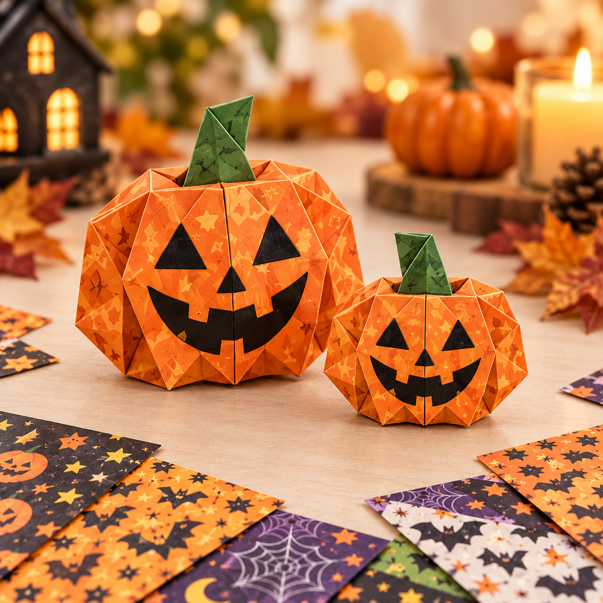 🧘Relaxing & Beginner-Friendly- 🎃DIY Halloween Paper(💕Step-by-Step Guide Included)
