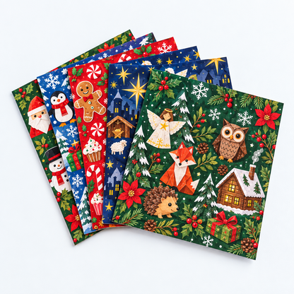 🧘Fold Your Own Magical Christmas World- 🎄3D DIY Paper Christmas(💕Step-by-Step Guide Included)