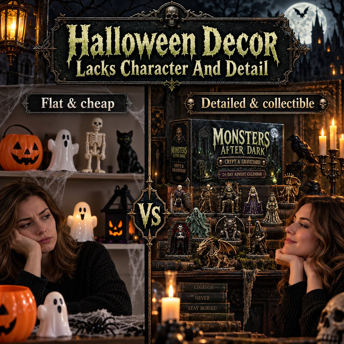 ⭐2026 USA Sale: Up to 50% OFF -24-Day Monsters After Dark Advent Calendar