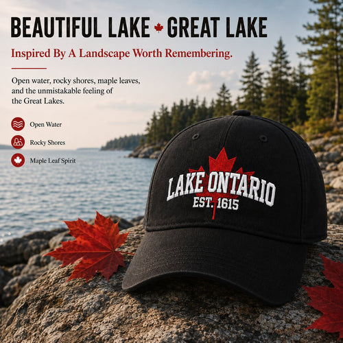 ❤️Lake Ontario Forever – 2027 Nestmiro®Heritage Embroidered Cap🍁