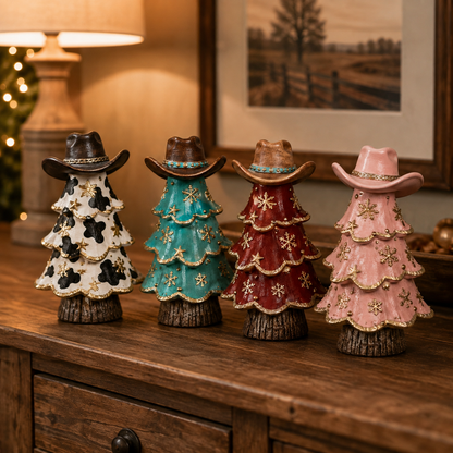 Western Cowboy Christmas Tree Figurines