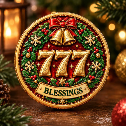 🎄✨ 777 Christmas Lucky Blessings Coin Collection 🎁