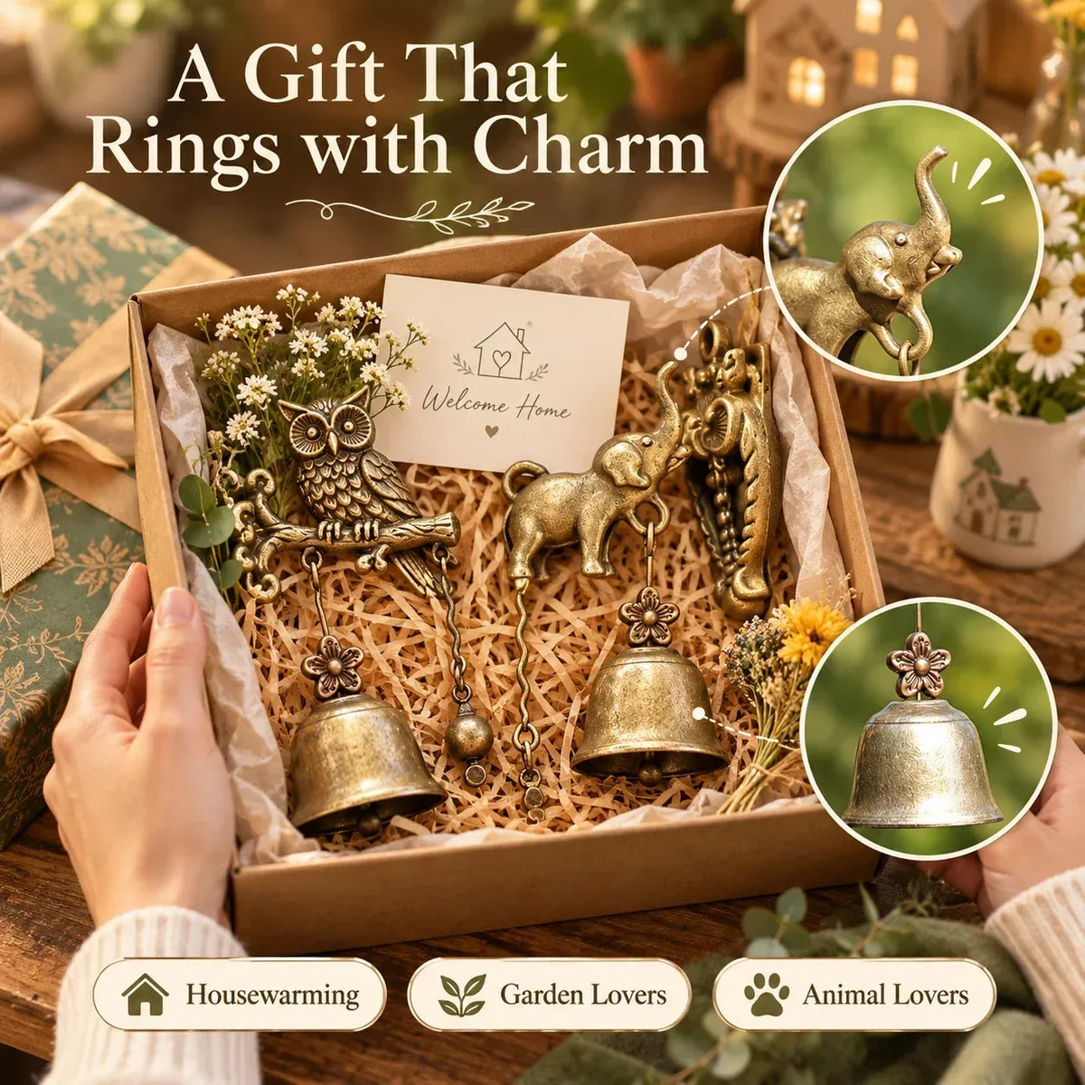 🔥🔔Country Charm Animal Chime – Vintage Home Accent(📦Buy 2 Free Shipping)