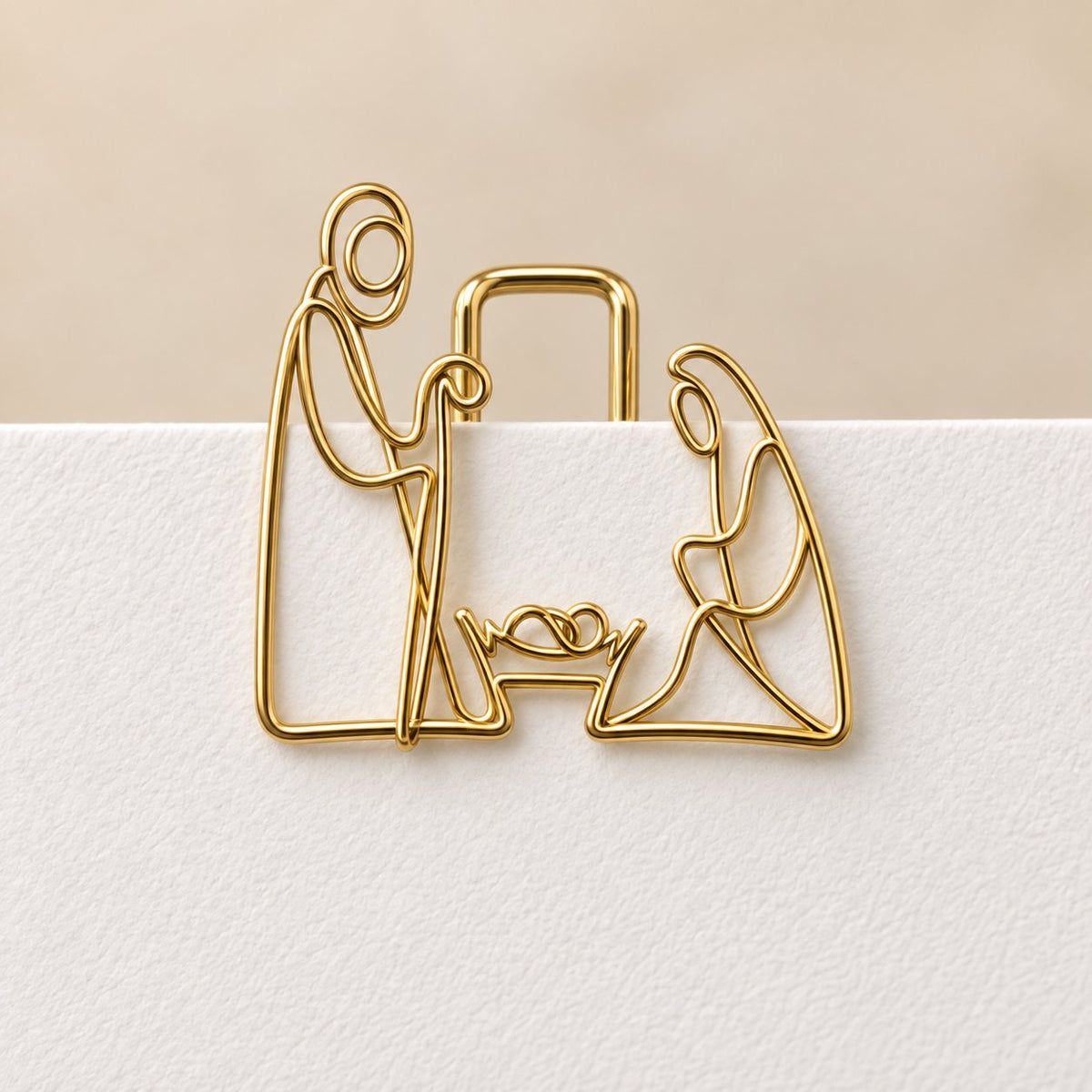 🔥😍Golden Faith Paper Clips – Inspirational Stationery✝️