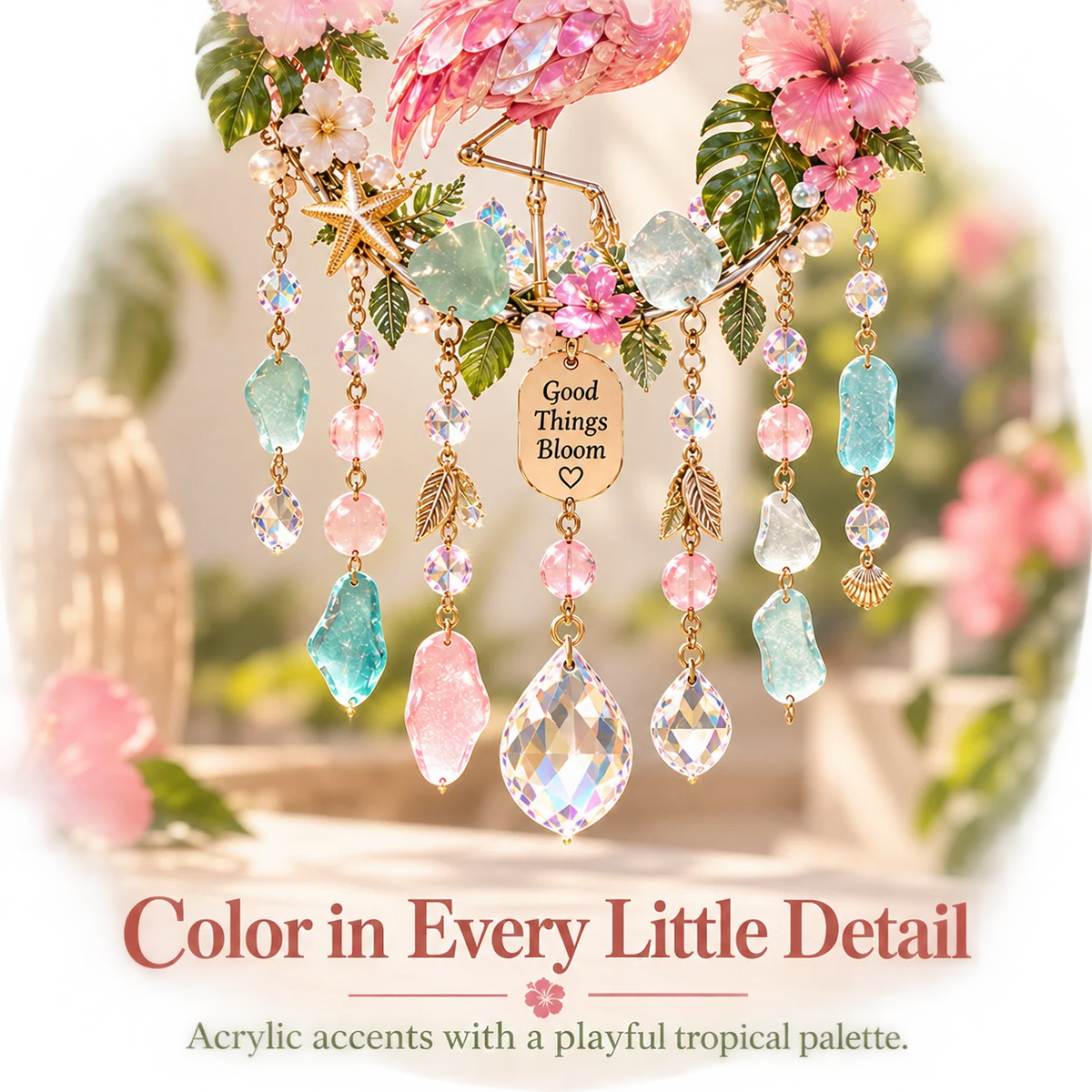 🔥😍Whimsical Animal Wind Chimes | Sparkling Suncatcher Decor