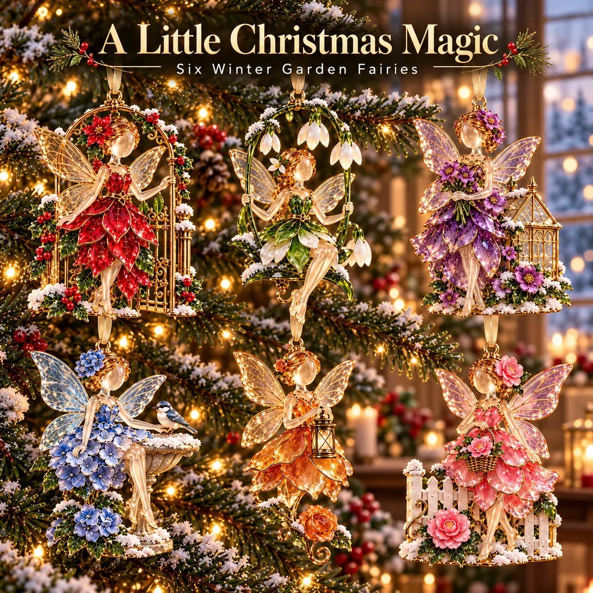 🧚✨Vinterhage – A Charming Collection of 6 Holiday Garden Scenes