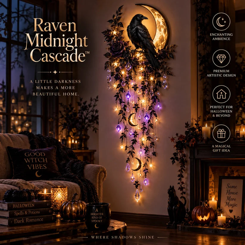 Halloween door cascade decoration