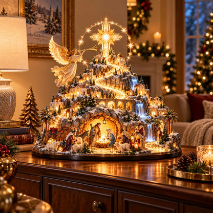 Bethlehem Mountain Glow™ | Illuminated Nativity Christmas Village