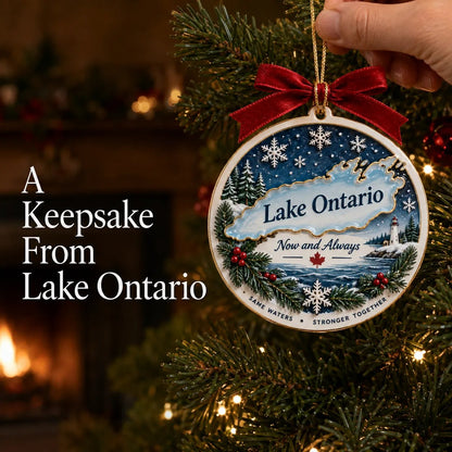 🔥😍Ontario Winter Memories Christmas Ornament — A Lakeside Holiday Keepsake