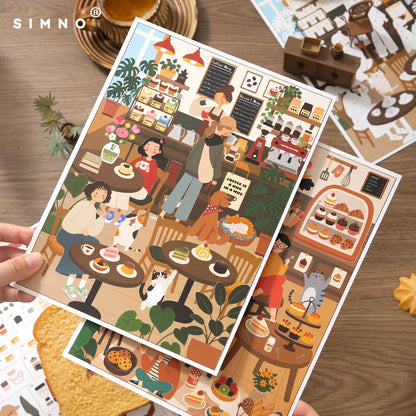 🐈‍⬛✨Witchy Wonders – Numbered Sticker Art Kit🎃