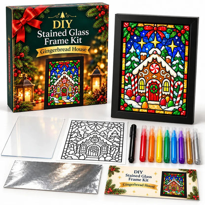 🔥😍Make Your Own Holiday Window Art | Festive DIY Frame Craft Kit