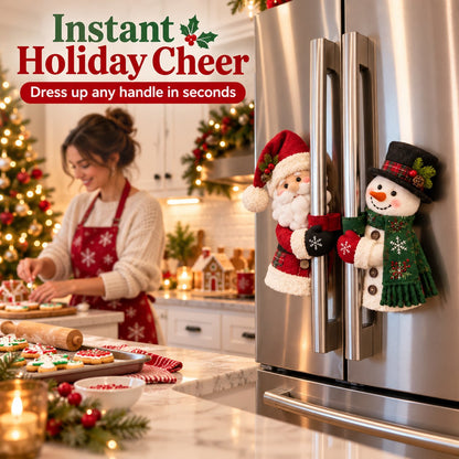 🔥😍Holiday Kitchen Handle Sleeves – Cute 3D Festive Accents