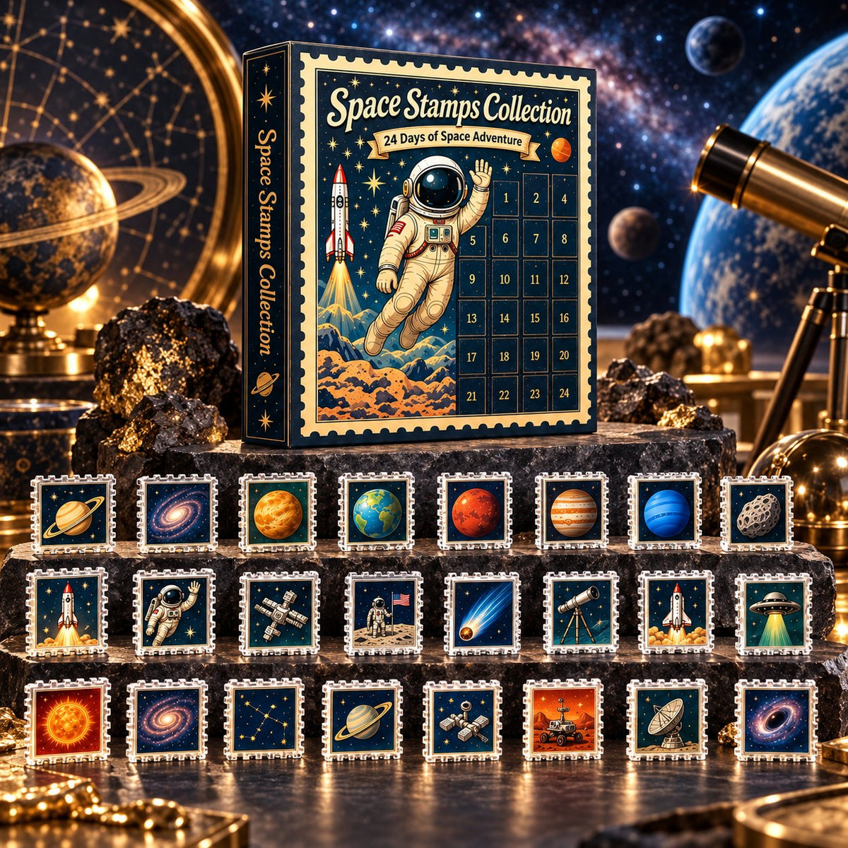 ⭐2026 USA Sale: Up to 50% OFF -🌌Cosmic Galaxy Advent Calendar 24‑Day