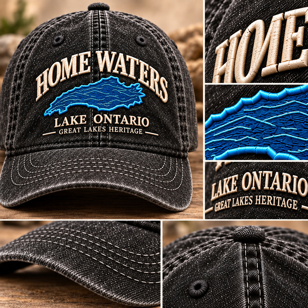 HOME WATERS embroidery craftsmanship