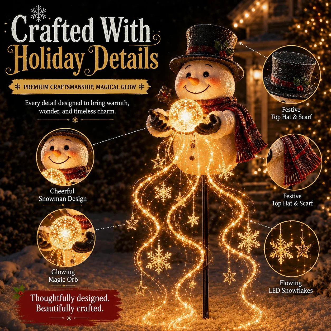 2027 Fellime® Christmas Magic Flowing Light Collection