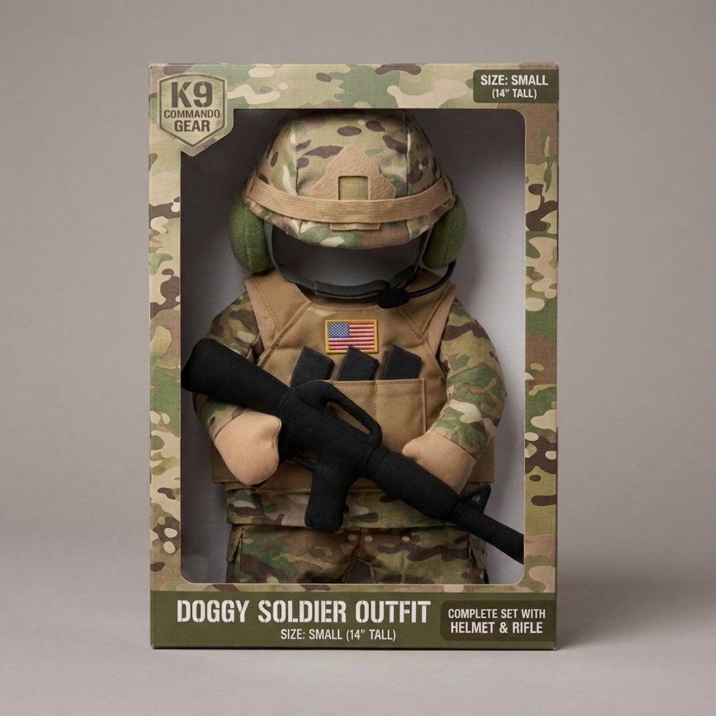 🔥 Limited-Time 49% OFF✨Pet Tactical Soldier Uniform