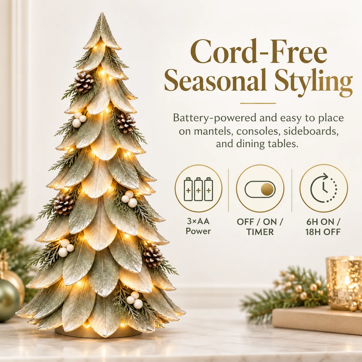 Winterleaf Glow Christmas Tree