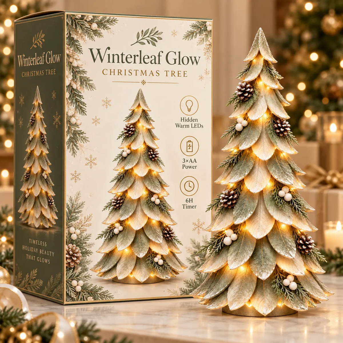 Winterleaf Glow Christmas Tree